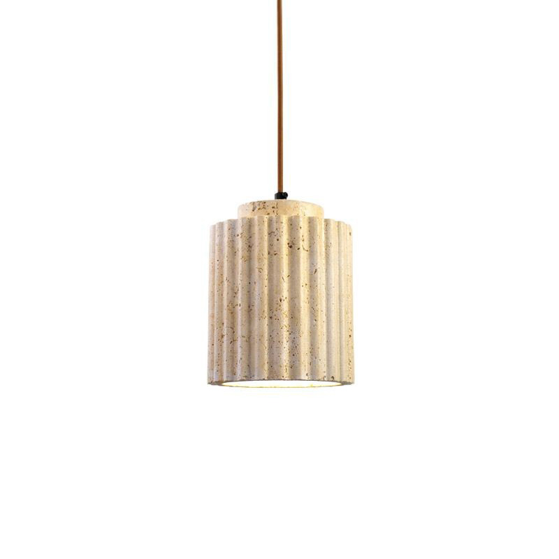 EPPL0976Natural Travertine Pendant Light