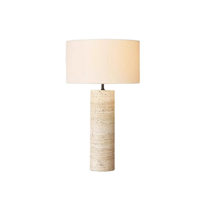 EPTL0968Modern Travertine Table Lamp