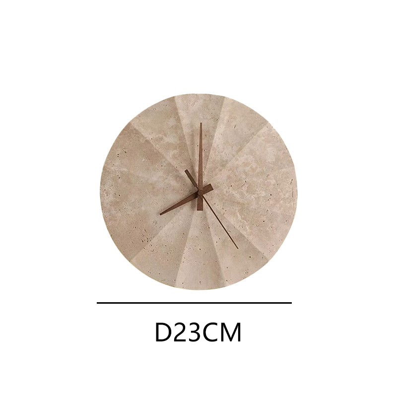 travertine wall clock (4)