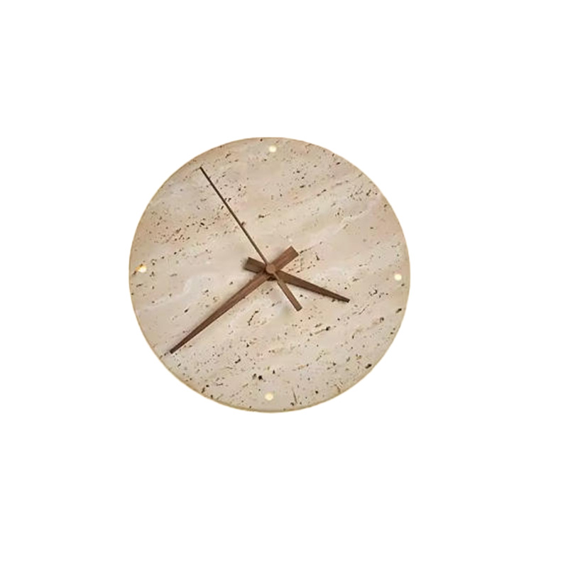 EPWL0973Modern Travertine LED Wall Clock