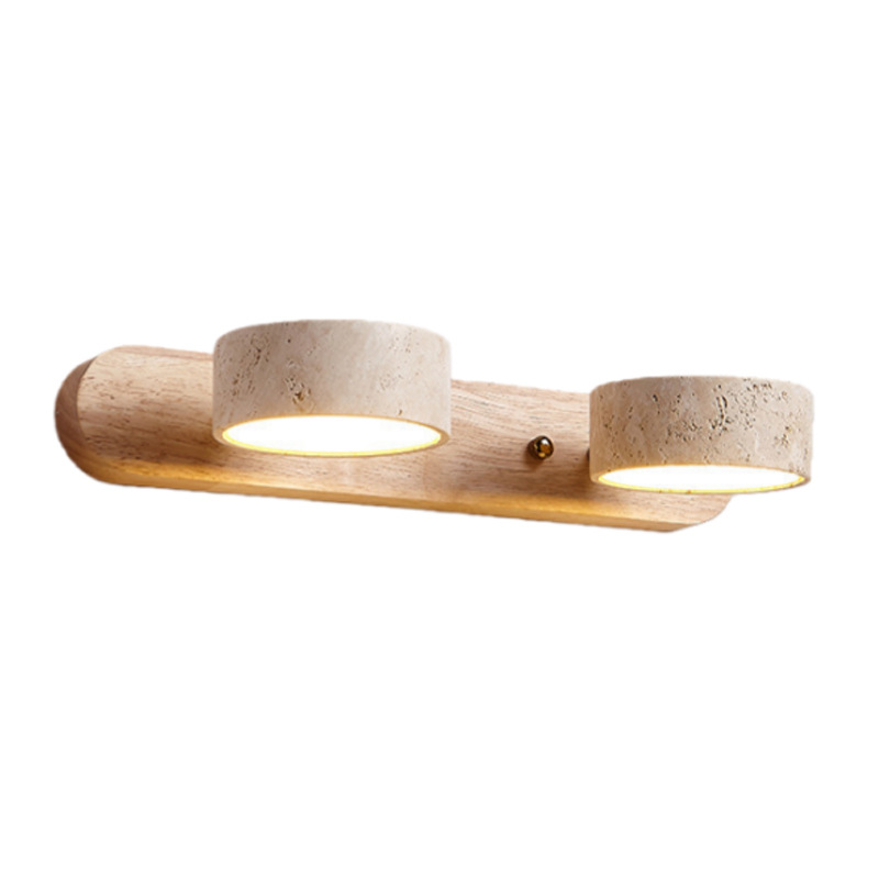 EPWL0981Luxury Double Travertine Wall Sconce
