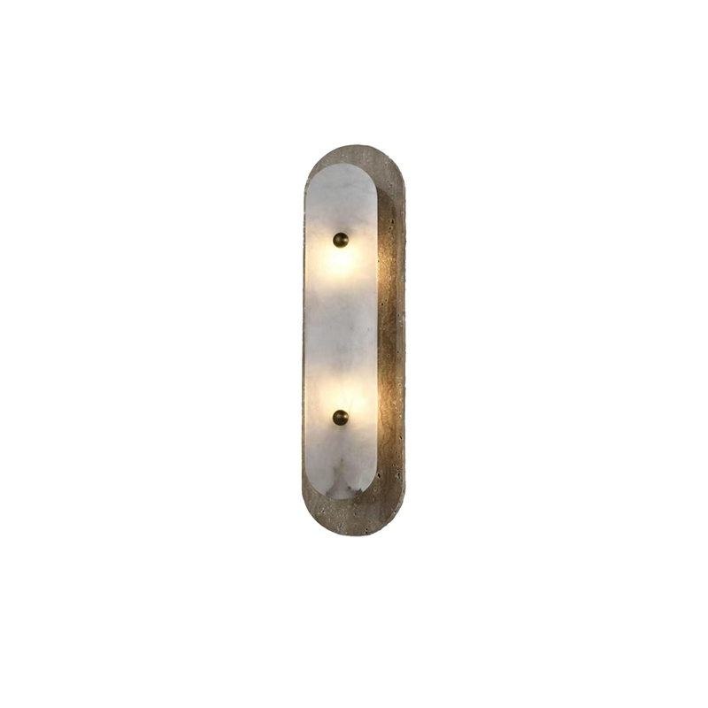 EPWL1012Modern Travertine Wall Sconce