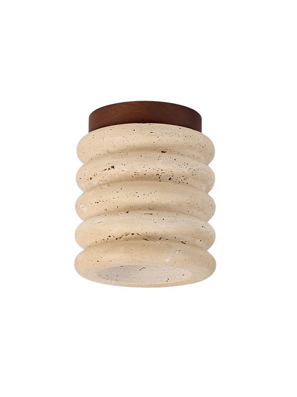 EPCL1038Natural Travertine Ceiling Light