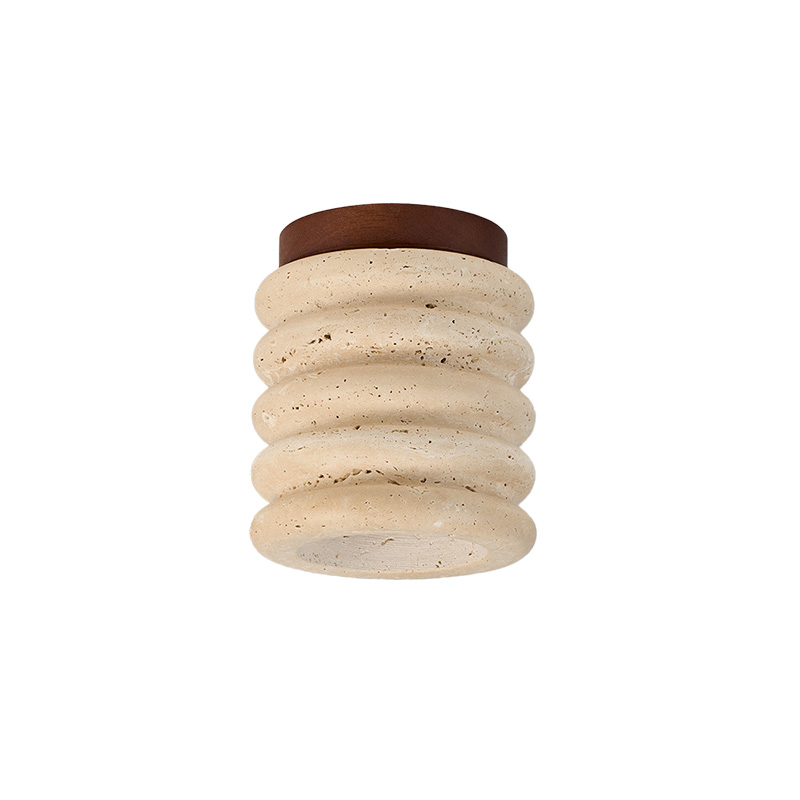 EPCL1038Natural Travertine Ceiling Light