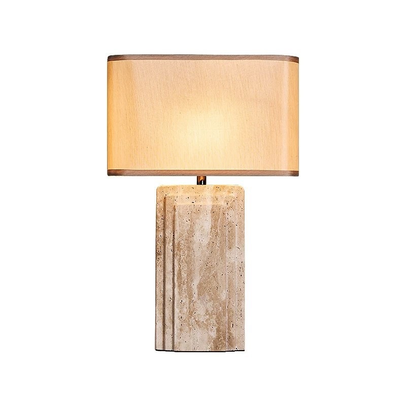 EPTL1009Modern Travertine Table Lamp