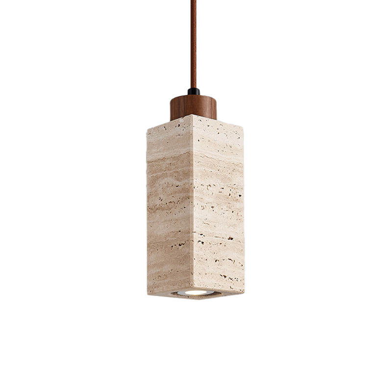 EPPL1029Modern Natural Travertine Pendant Light