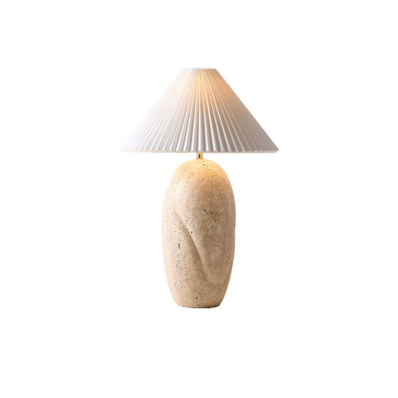 EPTL1046Natural Travertine Table Lamp