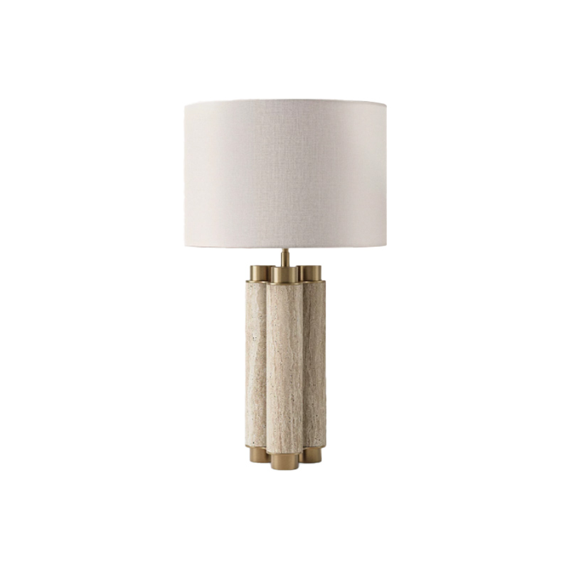 EPTL1045Luxury Natural Travertine Table Lamp