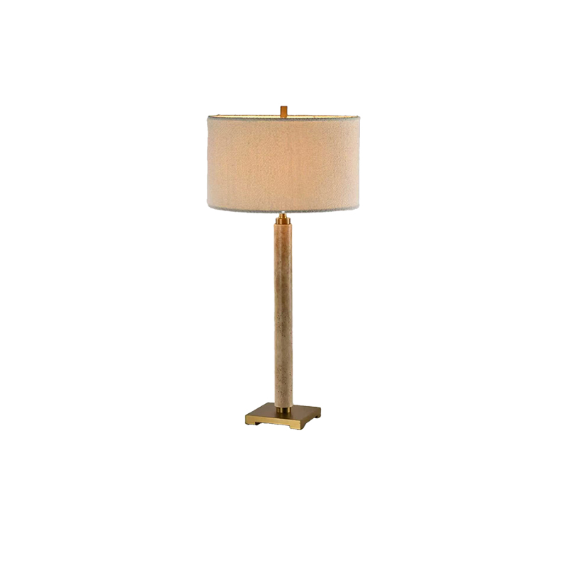 EPTL1010Modern Travertine Table Lamp