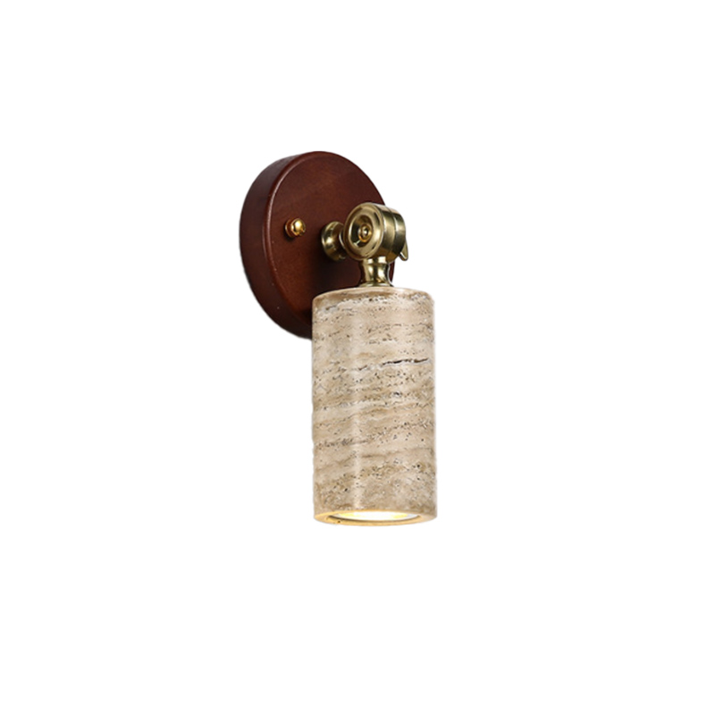 EPWL1039Natural Travertine Wall Light