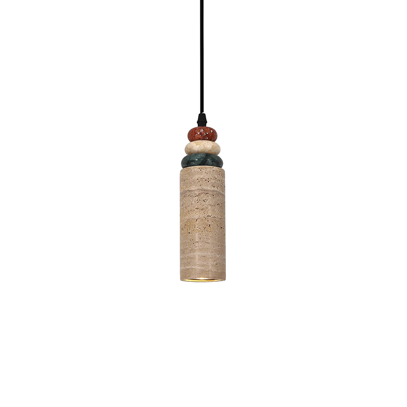EPPL1065Natural Travertine Pendant Light