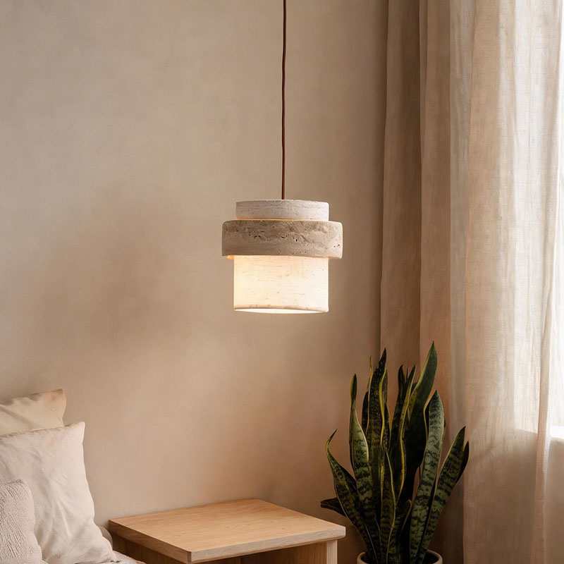 fabric pendant light (2)