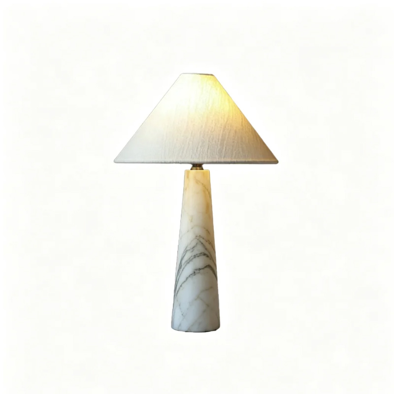 EPTL1076Natural White Marble Table Lamp