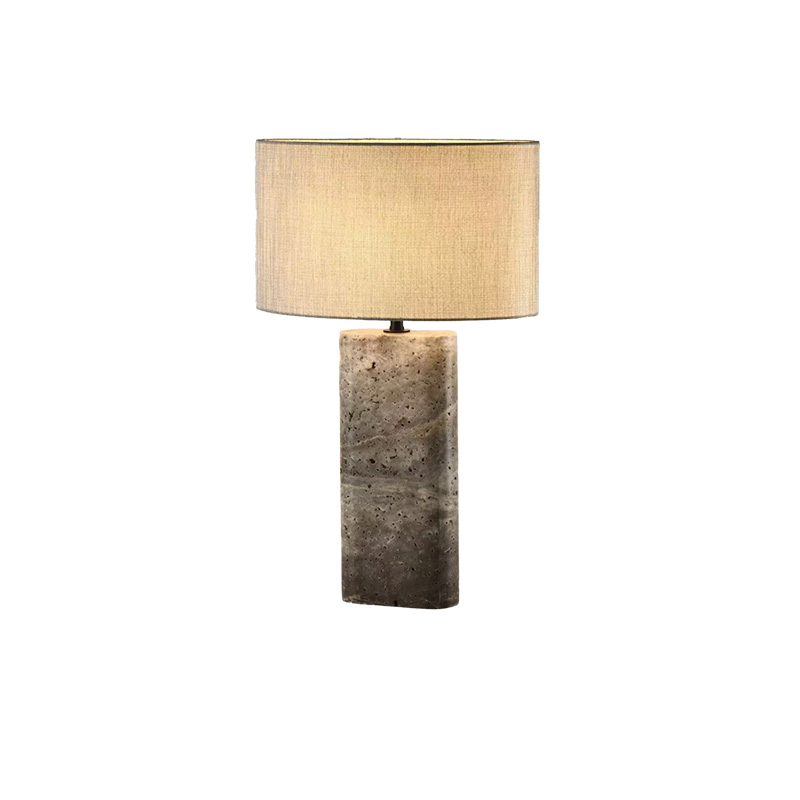 EPTL1080Natural Travertine Table Lamp
